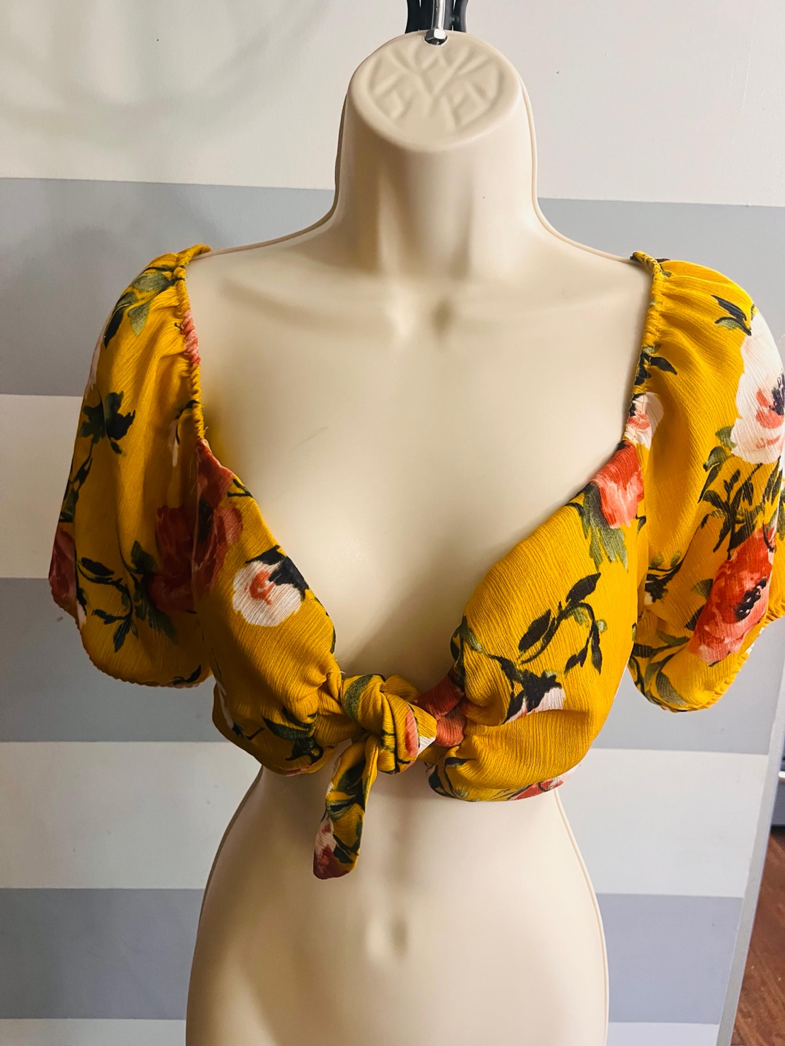 Floral crop top