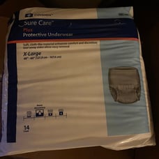Sure Care plus adult xl diapers