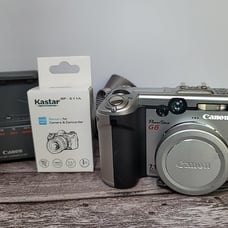 Canon PowerShot G6 7.1 MP 4x Optical Zoom Digital Camera w/Battery and Charger