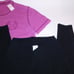 Victoria Secret PINK Set T Shirt & Leggings Small Black Pink Short Sleeve Solid