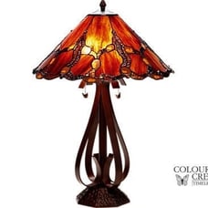 Color Creations Tiffany Style Lamps
