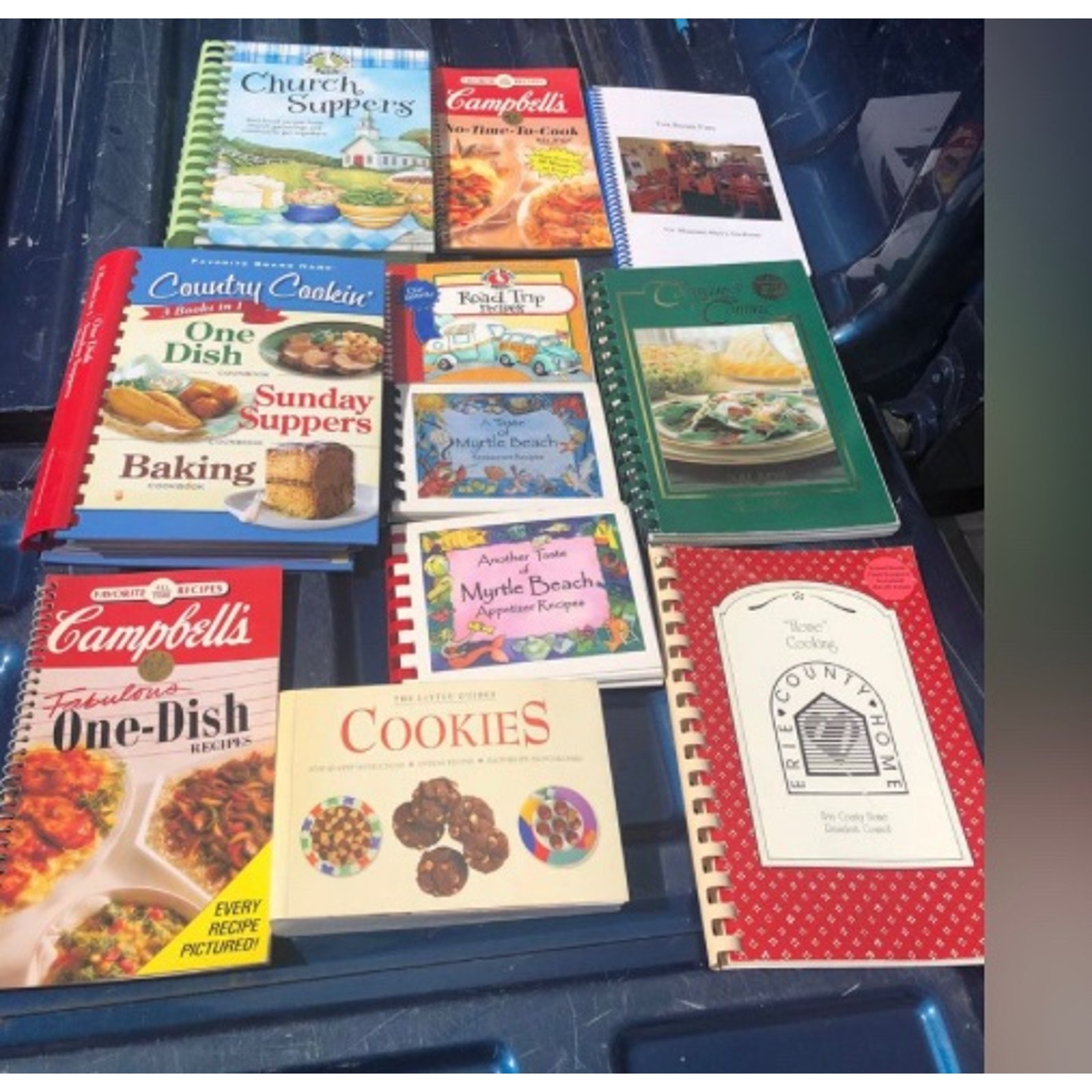 30 Spiral vintage church cookbooks