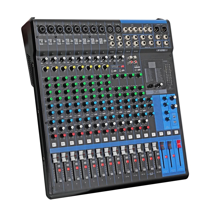 Audio Mixer DJ Equipment Professional 16 Channel 6-Bus USB Interface MX 16CH XU