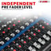 Audio Mixer DJ Equipment Professional 16 Channel 6-Bus USB Interface MX 16CH XU