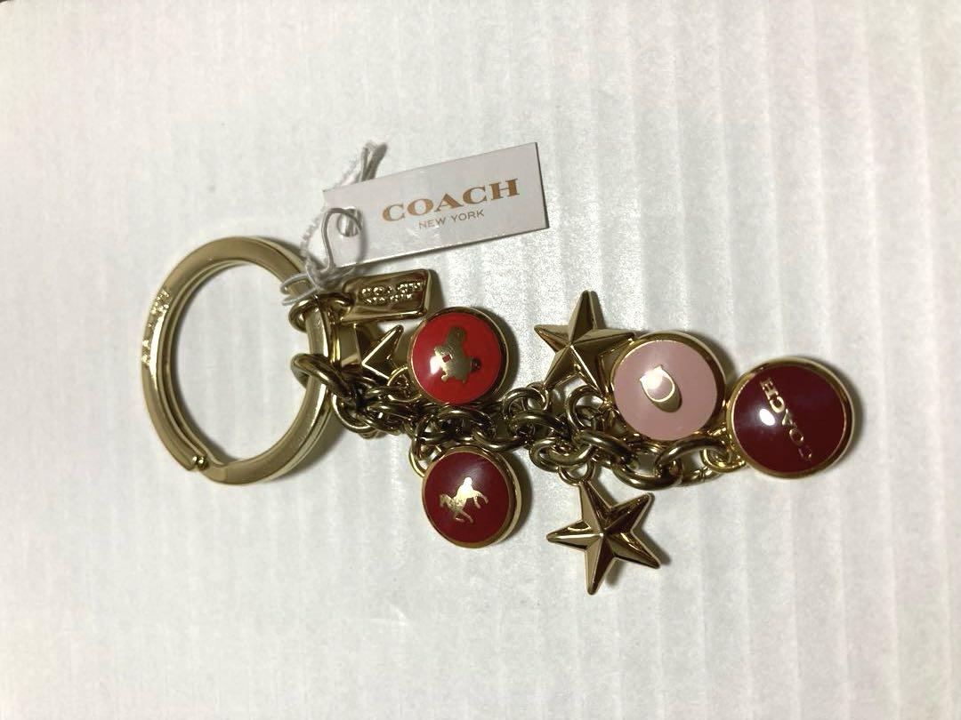 Brand new, unused COACH keychain.