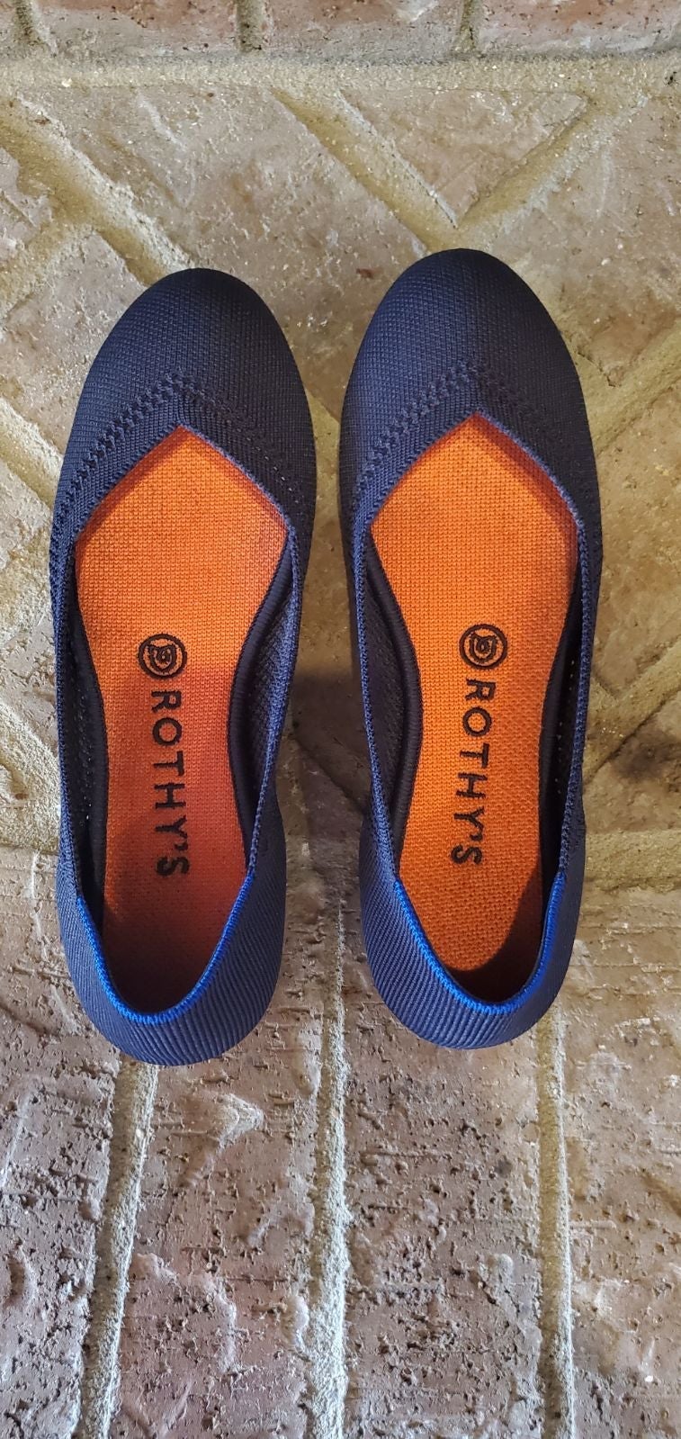 Rothy's Navy Maritime Lattice Flats