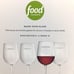 Food Network Celebrate Wine Glasses Set Of 4 New Cheers Toast Savor Enjoy