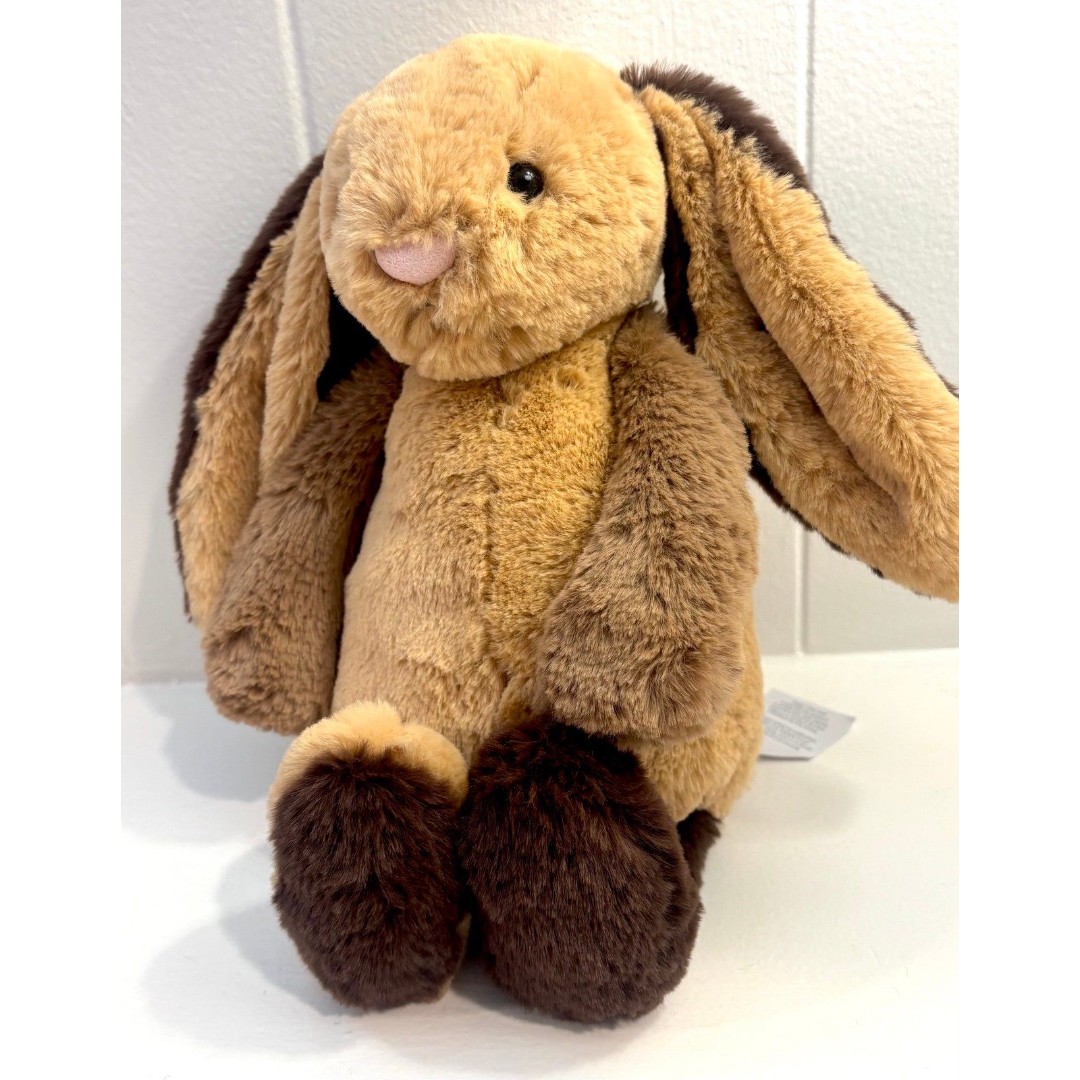 Jellycat Bashful Brown Patchwork Bashful Bunny BNWT ‼️ SOLDOUT