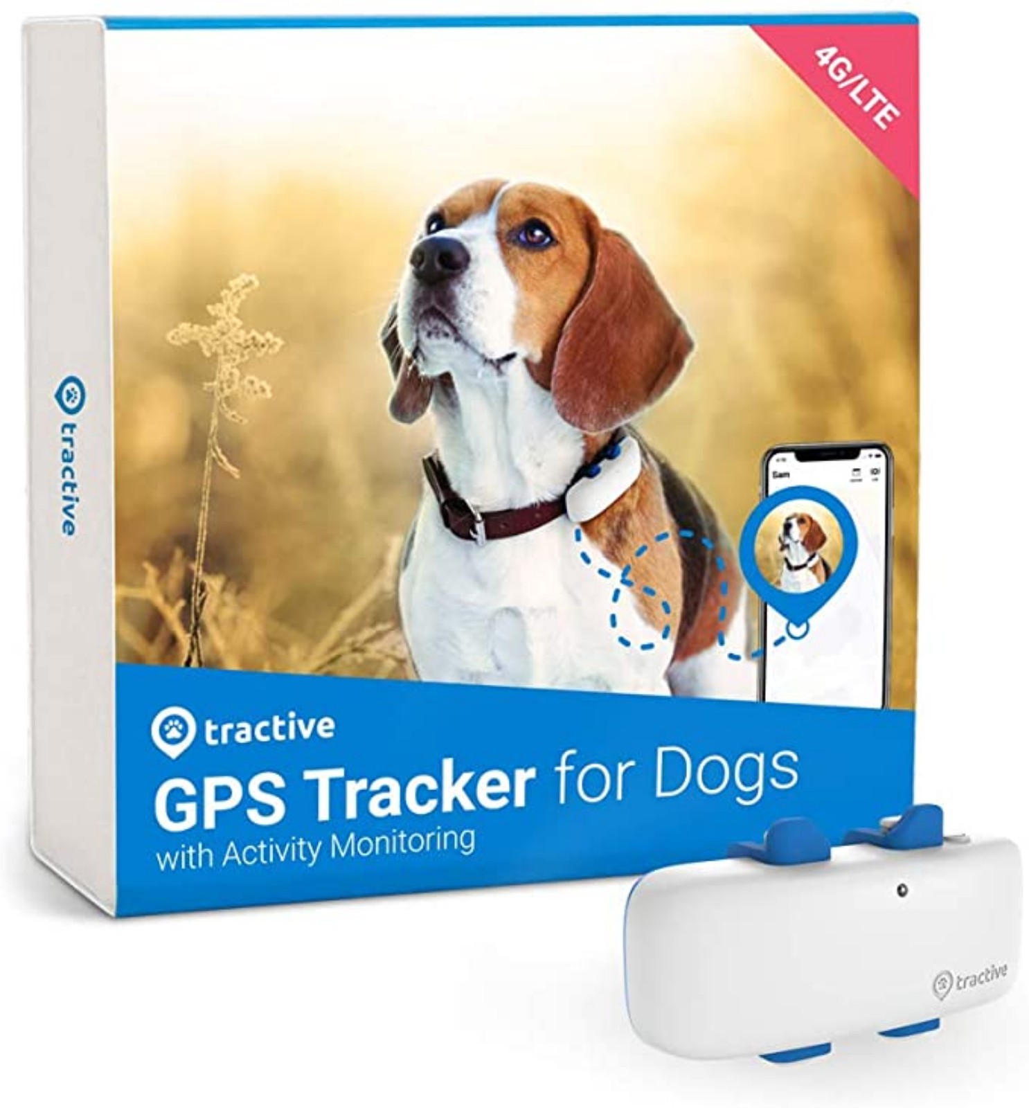 Waterproof GPS Dog Tracker - Location & Activity, Unlimited Range
