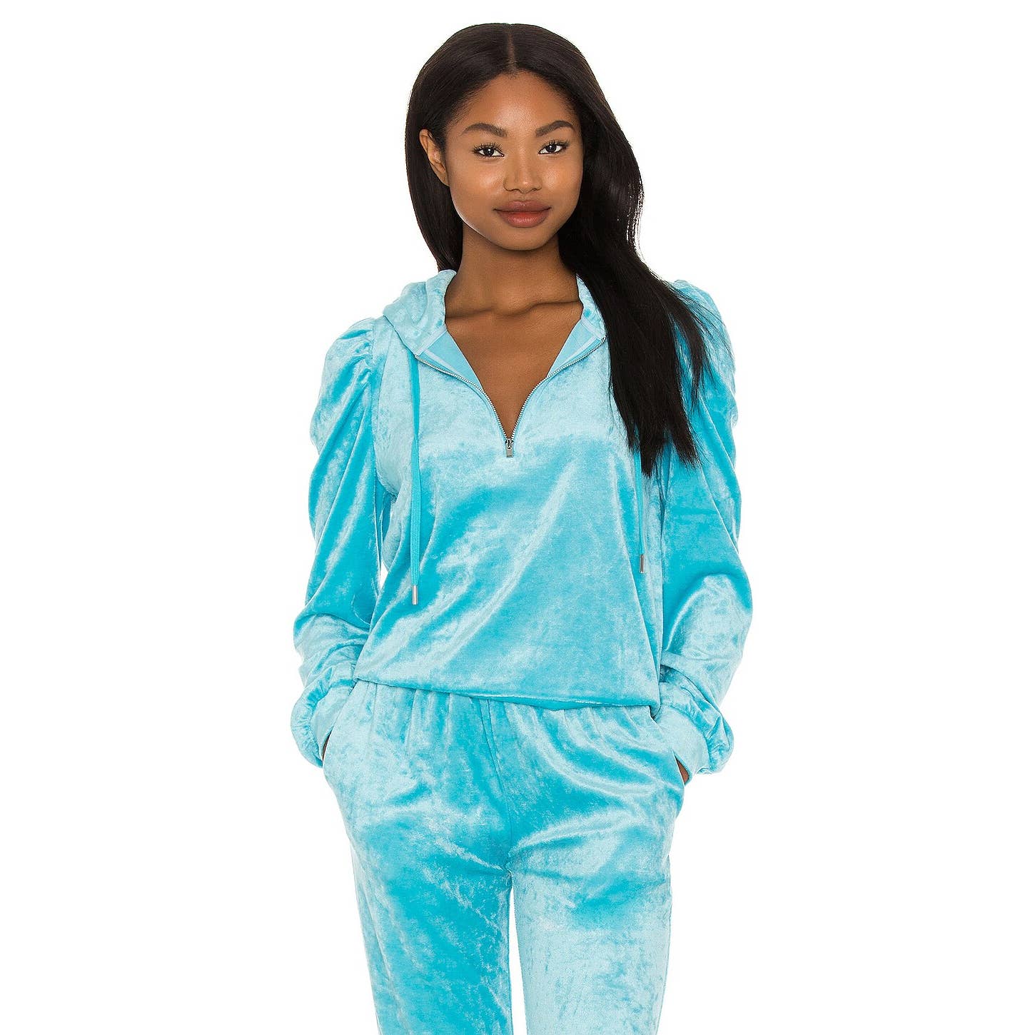 Generation Love Primrose Hoodie in Scuba Blue Size Small