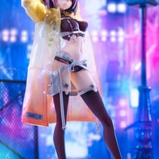 Anime Figure with Wall Scroll