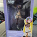 Anime Figure with Wall Scroll