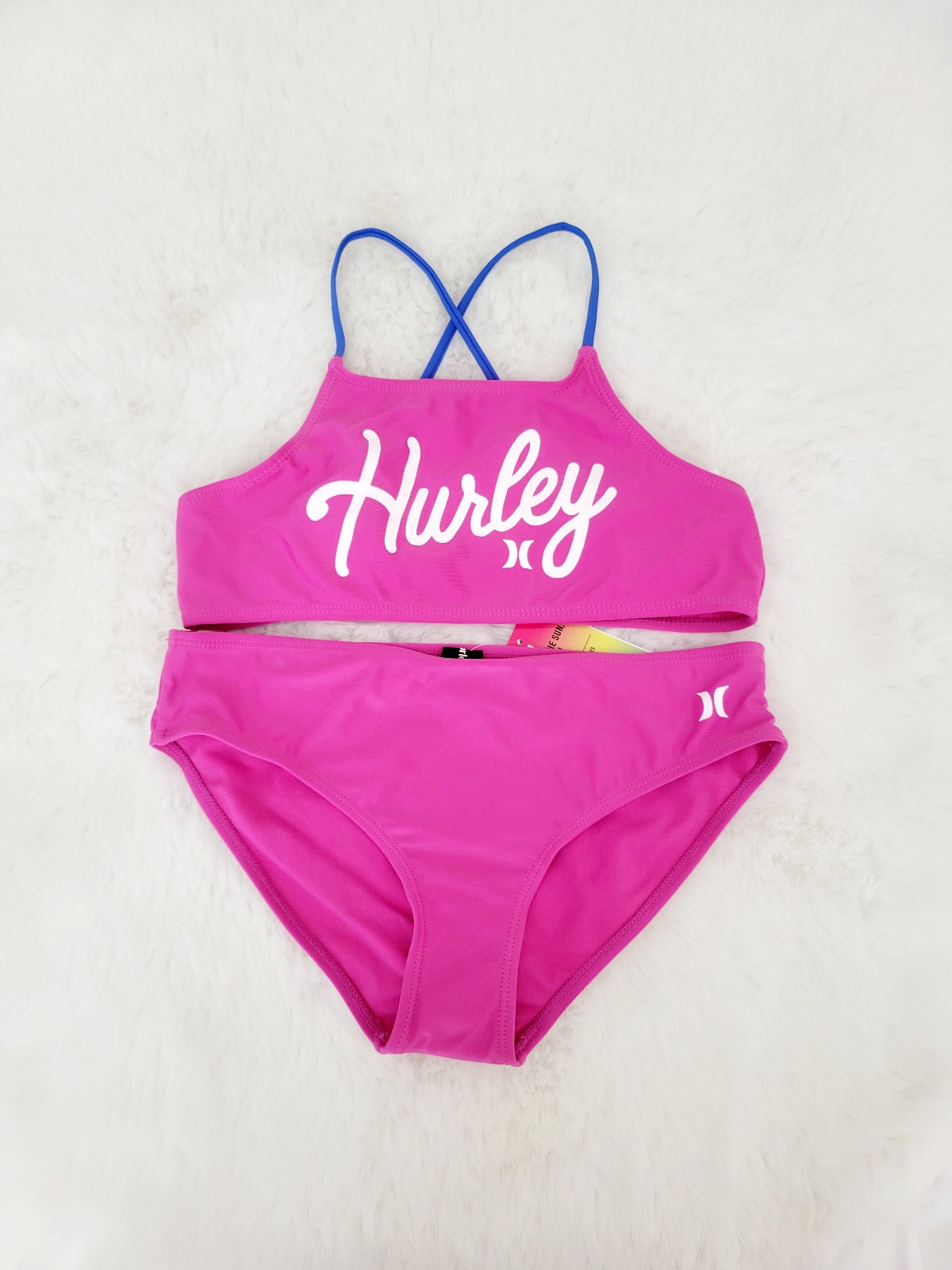 HURLEY GIRL'S BIKINI TOP AND BOTTOM SIZE XL