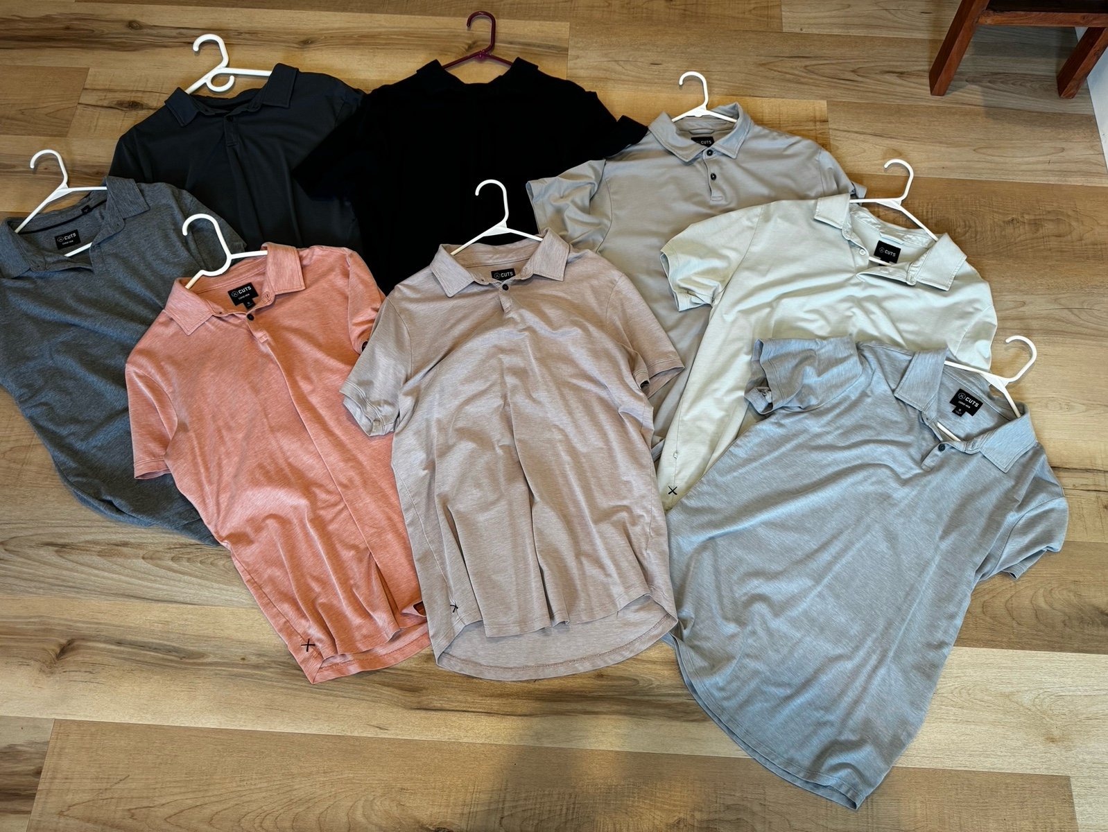Cuts Clothing AO Polo bundle - XL - 8 Polos