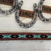 Beaded leather Dog collar