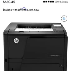 HP LaserJet Pro 400 Printer