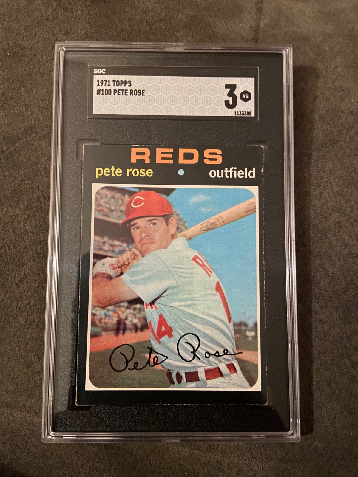 1971 Topps Pete Rose #100 SGC-3 VG