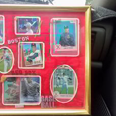 Sports card collages