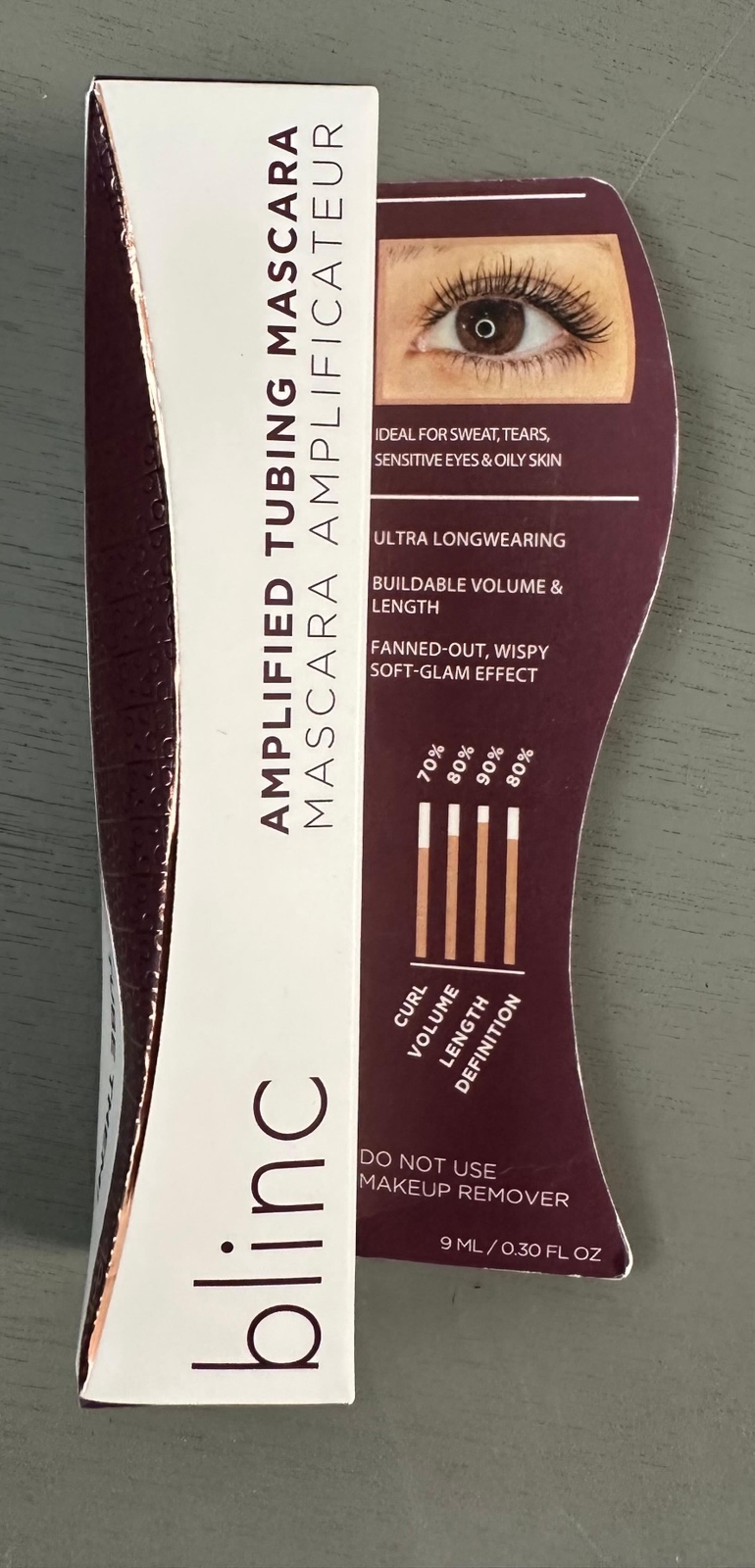 New in box Blinc Performance Beaury Amplified Tubing “Black” Mascara!!
