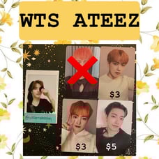 WTS Ateez Golden Hour Pt.1 & Pt.2 Photocards