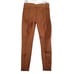 Spanx Vegan Suede Leggings sz L 29x27 Soft Rich Caramel Hi Rise Skinny Ankle NWT