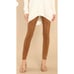 Spanx Vegan Suede Leggings sz L 29x27 Soft Rich Caramel Hi Rise Skinny Ankle NWT