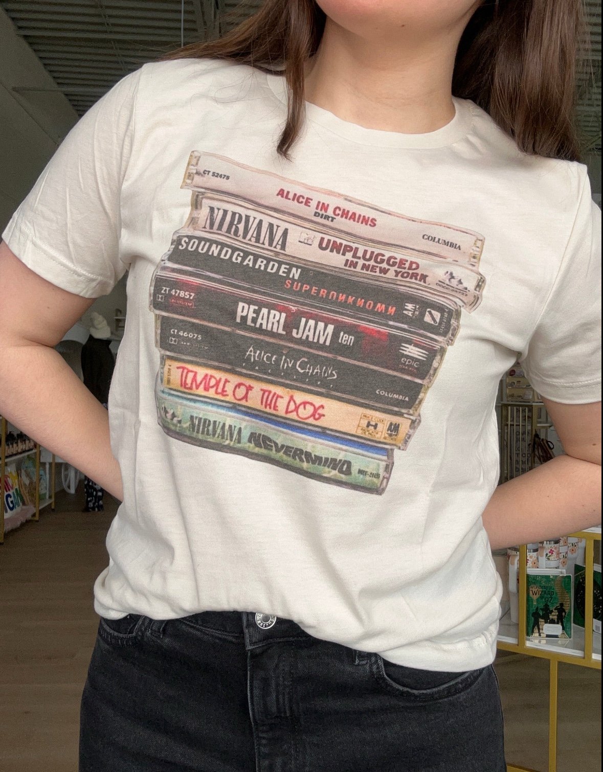 90s Nirvana Graphic Tee, BNWT, Size Small