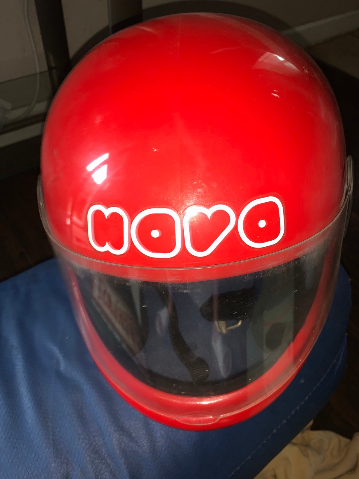 vintage motorcycle helmet