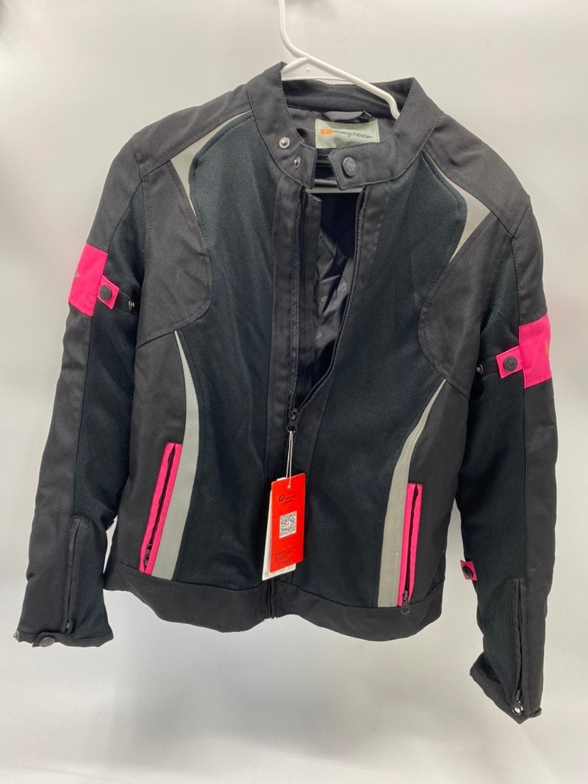 Riding Tribes Biker Racing Jacket Black