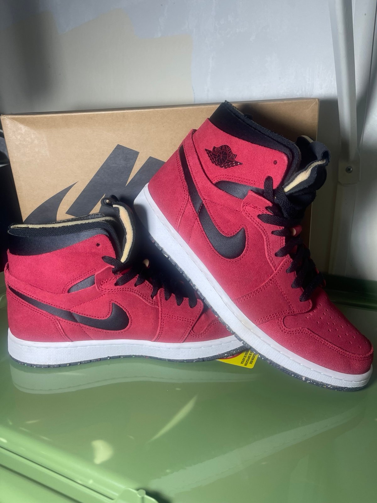 Jordan 1s Zoom confort gym red