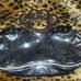 Vintage Too Fast Metal Flake Brass Knuckles Handle bag purse Hot Topic Goth Y2K