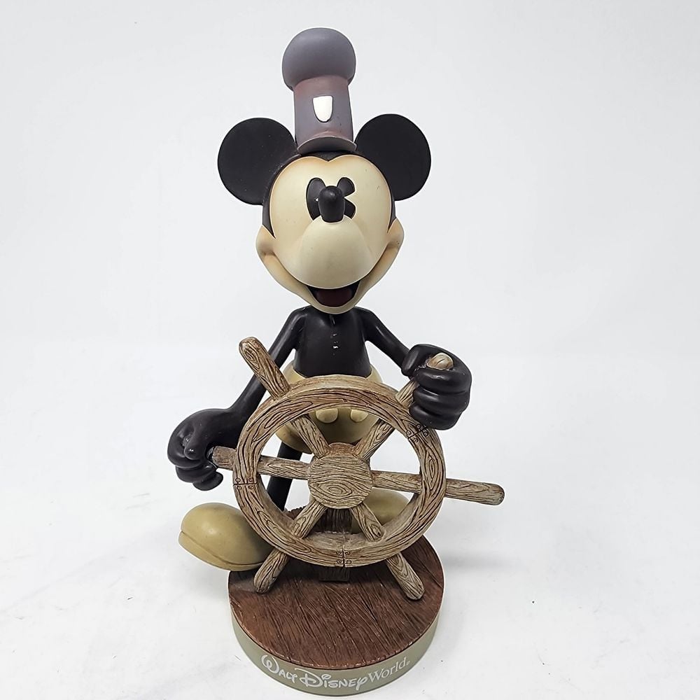 Vintage Steamboat Willie Bobblehead~Mickey Mouse~Retired~Walt Disney World