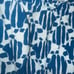 Compañia Fantastica NWT Crop Top Bralette 100% Cotton Blue White Abstract Print