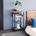 Tall Side Table, 30 inch High End Table, Small Entryway Table, Bedside Table