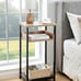 Tall Side Table, 30 inch High End Table, Small Entryway Table, Bedside Table