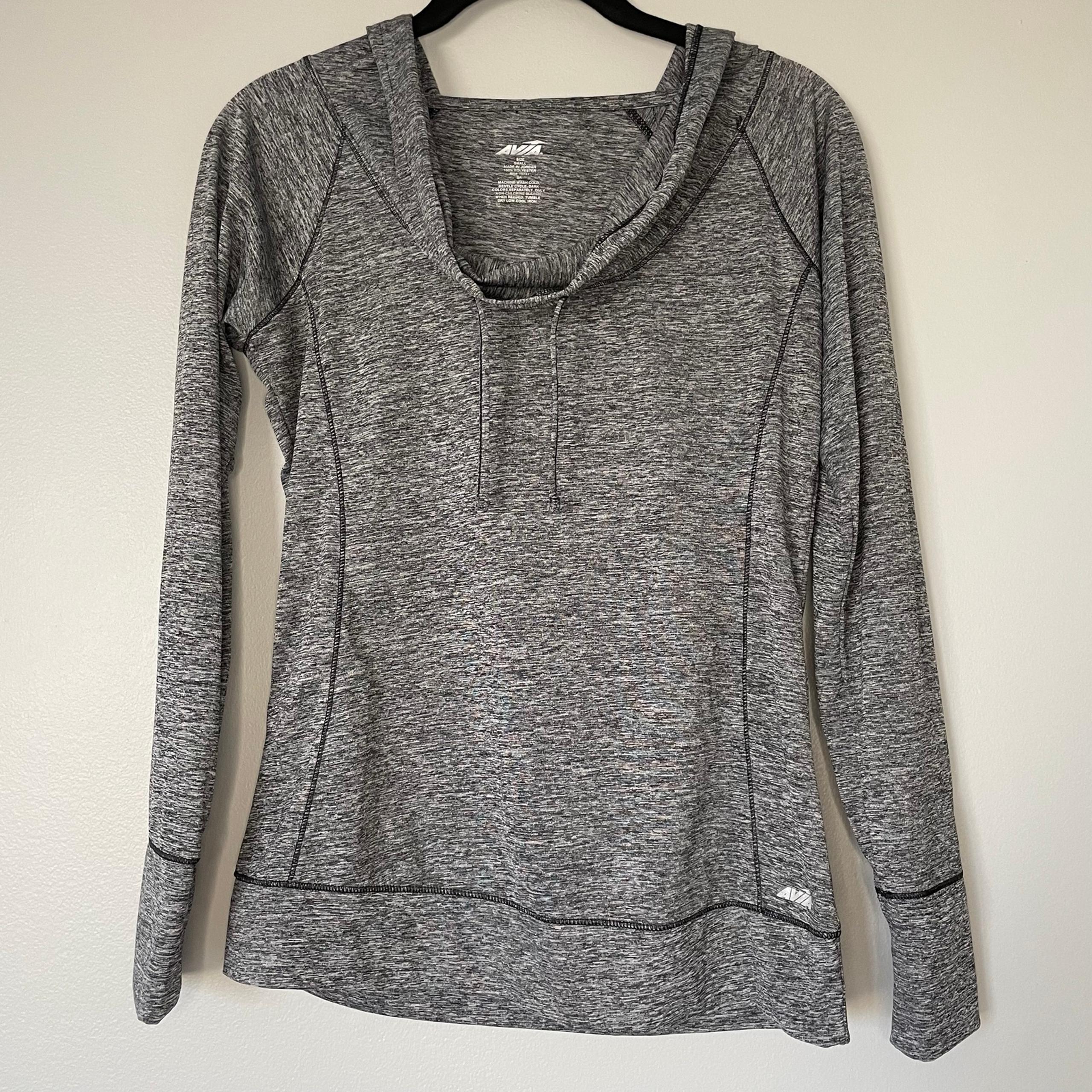 Avia Cowl Neck Hooded Top
