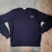 Vintage Champion Knit Sweater University Of North Dakota Fighting Hawks Large