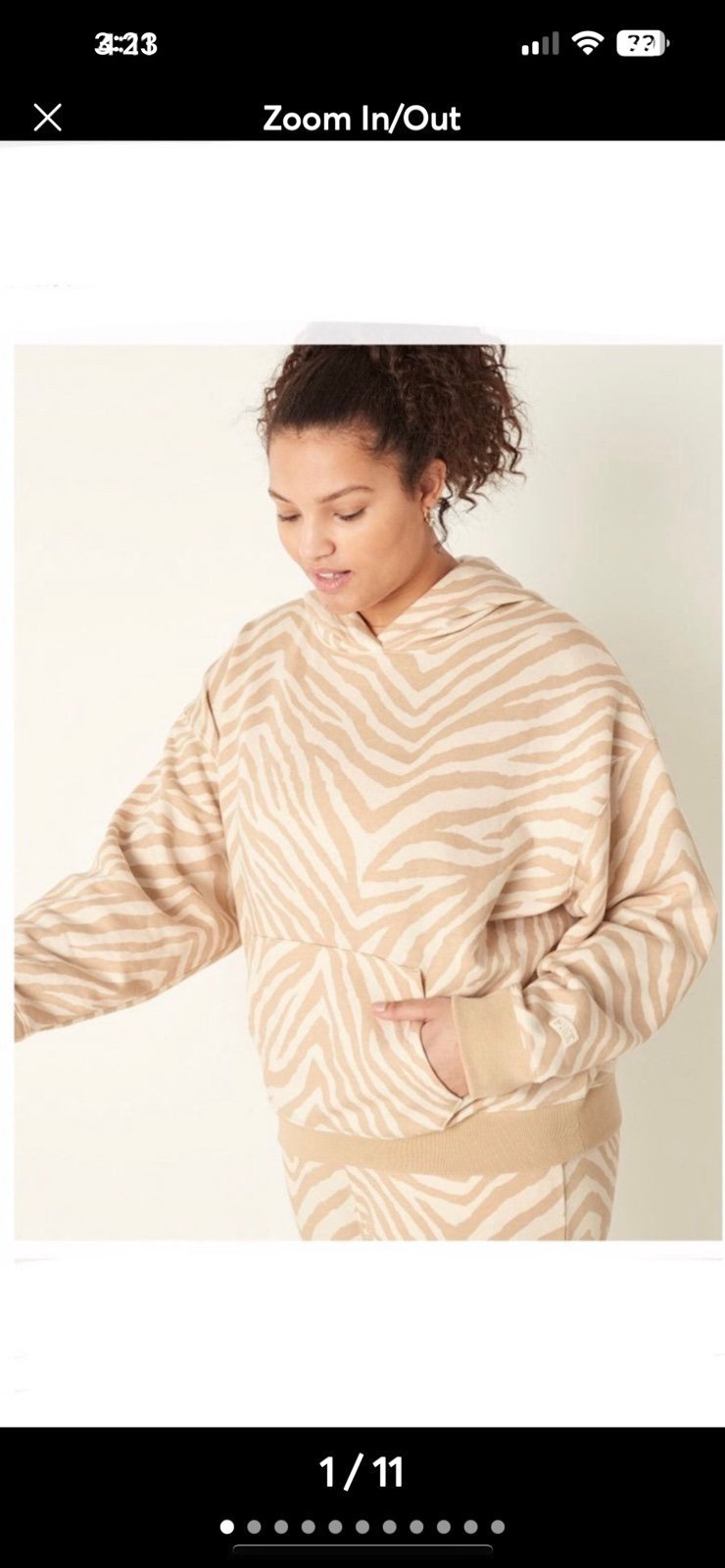NWT VS PINK Cozy Pullover Hoodie XL/XXL Retails 50
