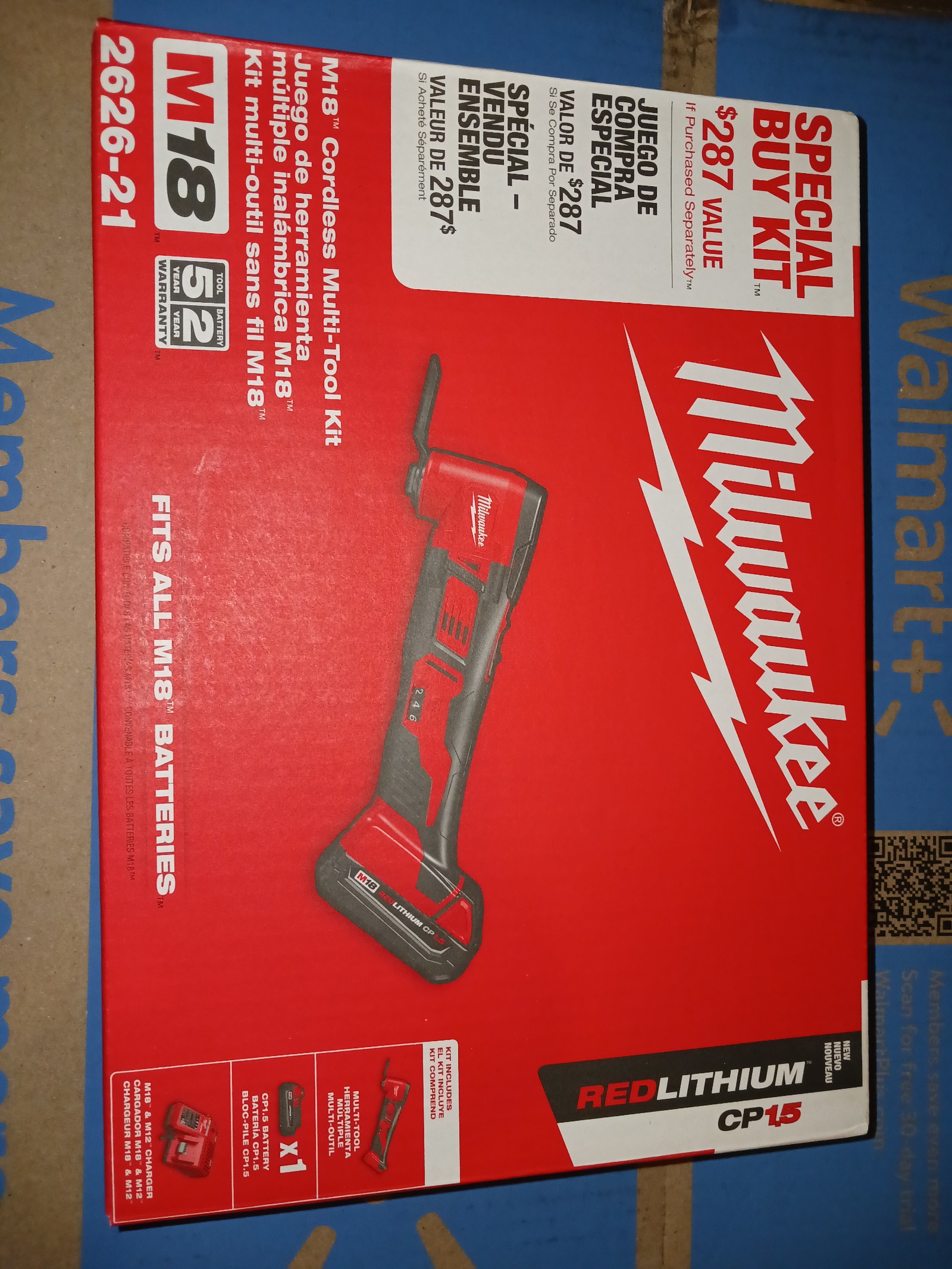 Milwaukee M18 oscillating cordless multi-tool kit