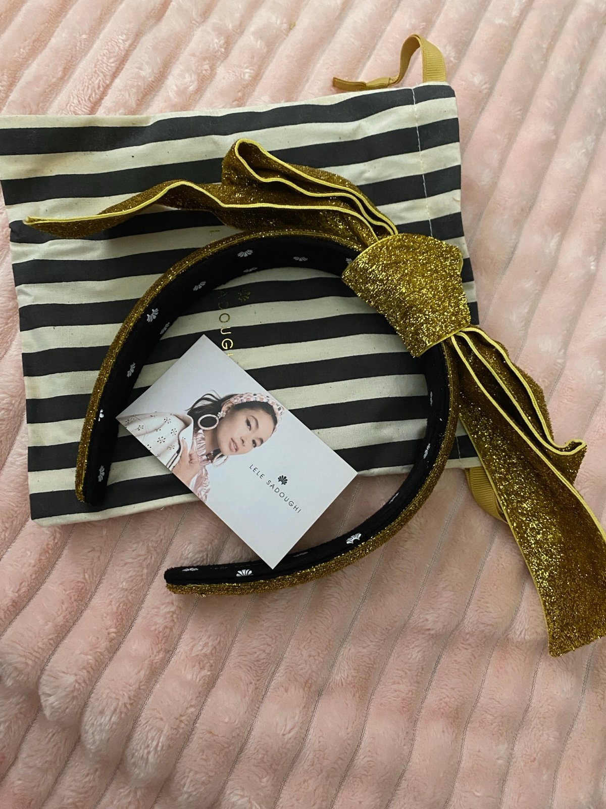 Lele sadoughi headband.