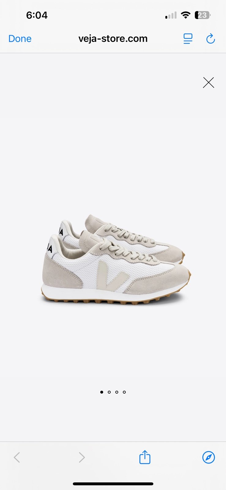 VEJA RIO BRANCO ALVEOMESH WHITE PIERRE NATURAL