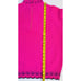 Vintage 70s Womens Medium Scalloped Lightweight Turtleneck Sweater Pink