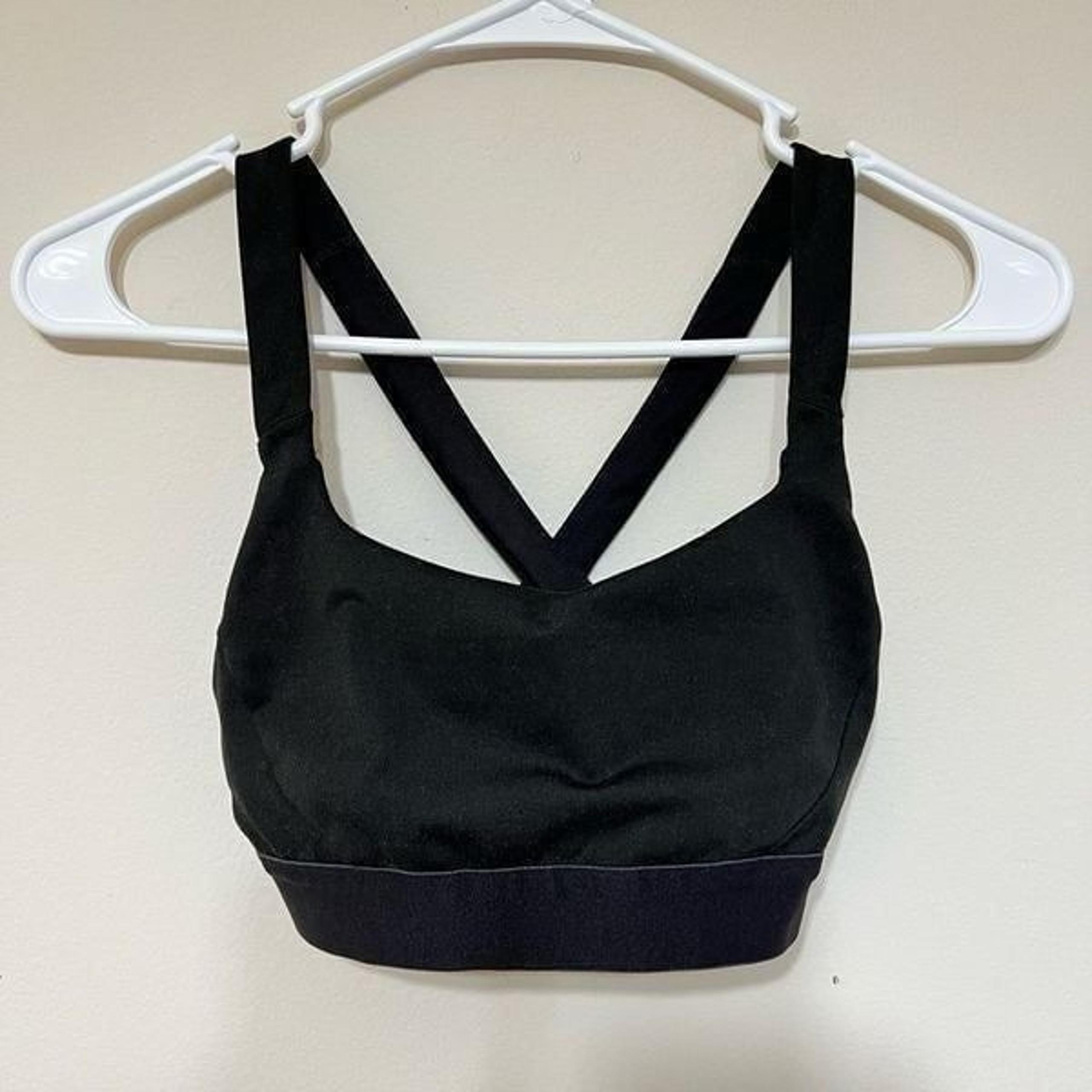 Patagonia Black Sports Bra Back Crossover Switchback XS Women