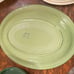 Vintage Fiesta Chartreuse Oval Platter