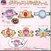 Sailor Moon All 6 Die Cast Ring Keychain