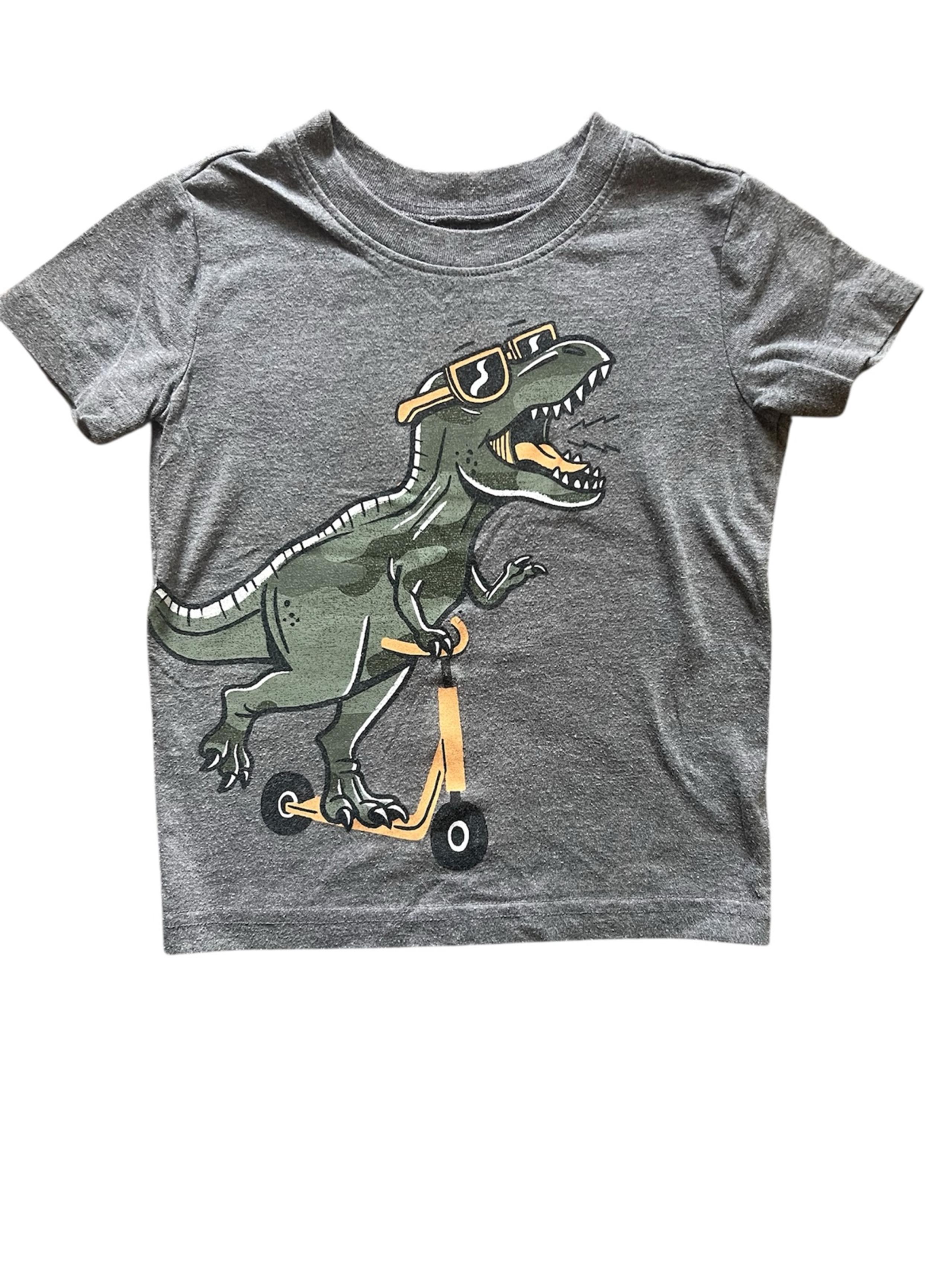 Jumping Beans T-Rex Scooter Tshirt | 2T