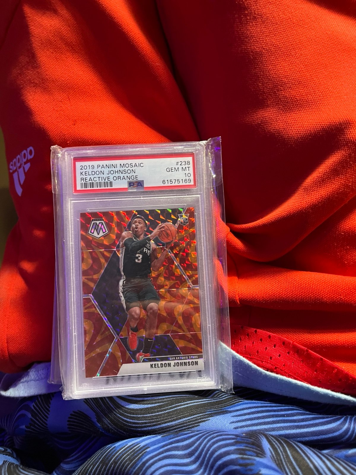 Keldon johnson psa 10 graded football card.