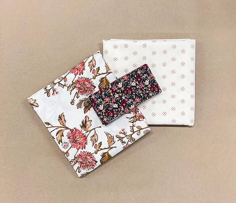 Baby Girl Whole Cloth Quilt Kit + 40x50 Baby Quilt Kit + Boho Floral Quilt Kit +