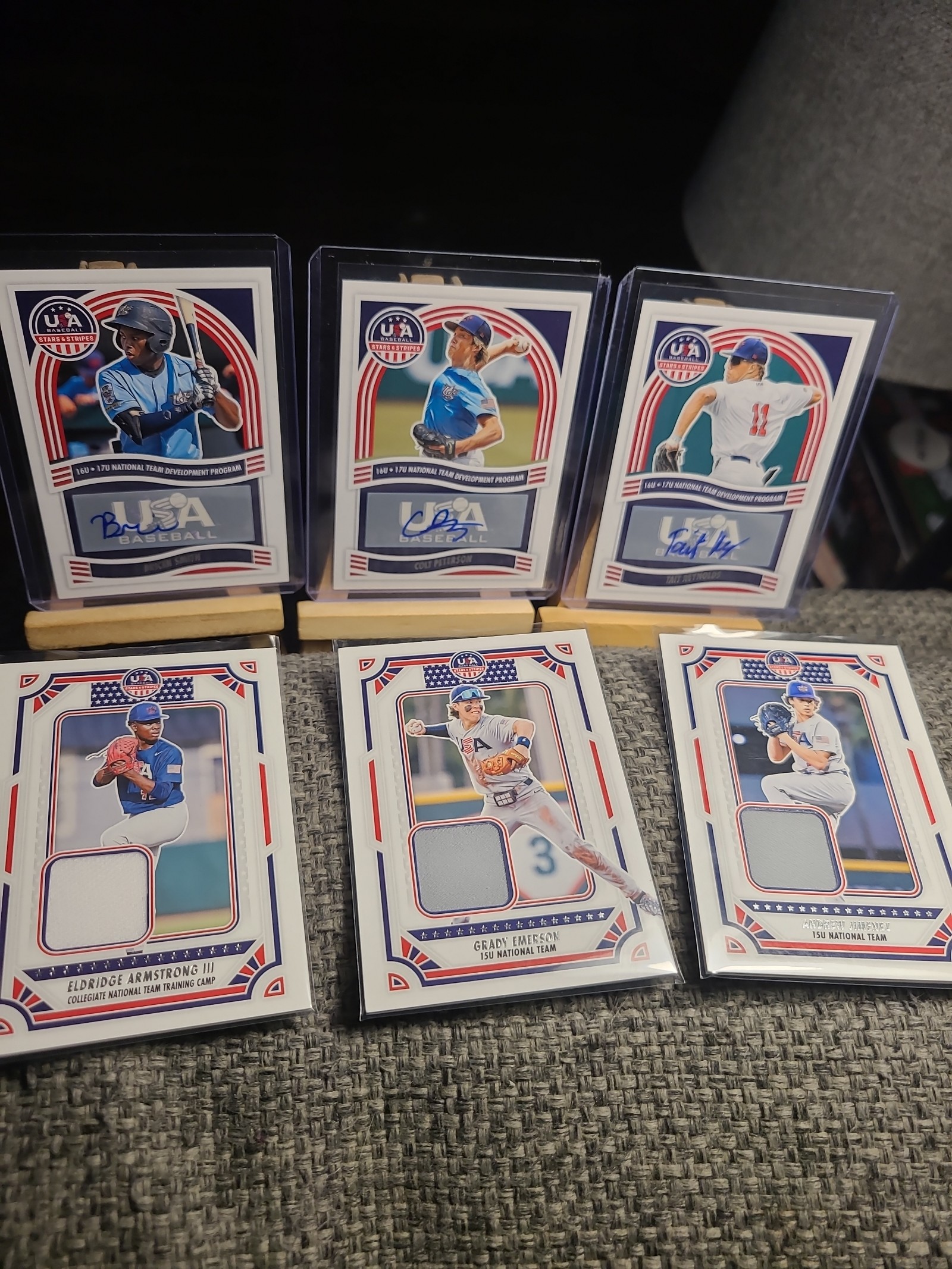 STARS And STRIPES Autographs and Patches FUTURE STARS!!