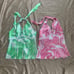 Y2K Pastel Swirl Halter Tanks